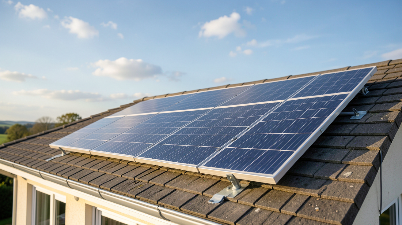 production photovoltaïque définition principes de base panneau solaire sur toit de maison