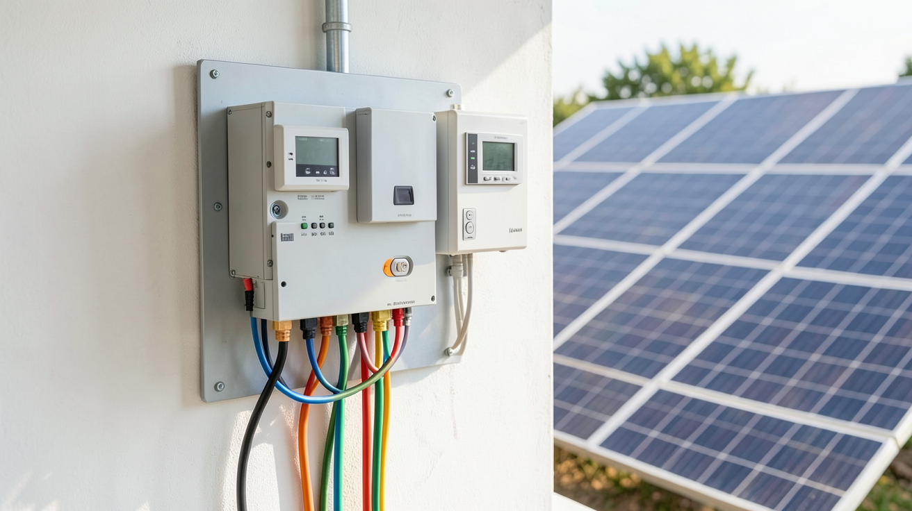 production photovoltaïque particulier schéma de connexion pour autoconsommation avec revente du surplus