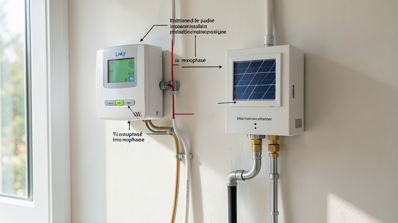 puissance maxi panneau photovoltaïque particulier avec les limites réglementaires Enedis en monophasé et triphasé