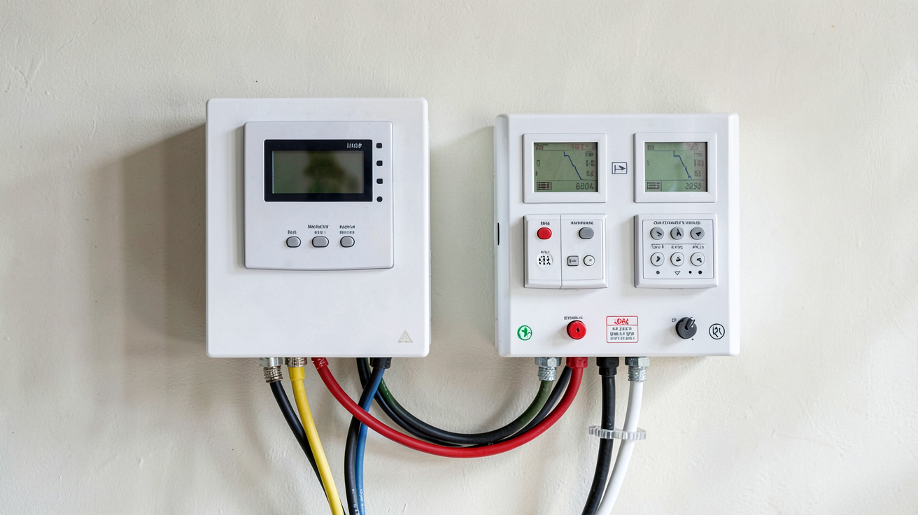 puissance maximale installation photovoltaïque : comparaison entre un compteur monophasé et un compteur triphasé dans un tableau électrique