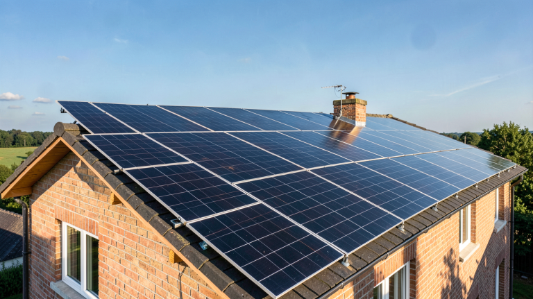 puissance maximale installation photovoltaïque sur le toit d'une maison individuelle