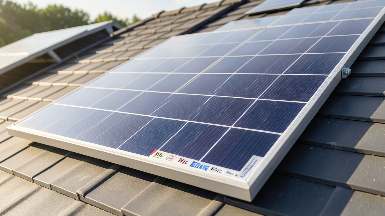 puissance d'un panneau photovoltaïque avec les unités de mesure Wc, Wp et kWc
