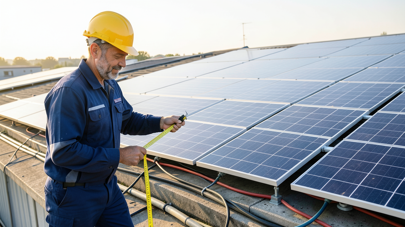 puissance panneaux photovoltaiques m2 calcul étape par étape pour une maison