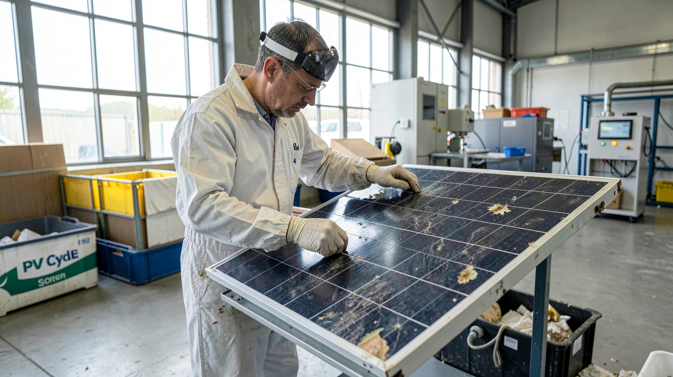 pv cycle soren guide pas à pas pour recycler un panneau solaire