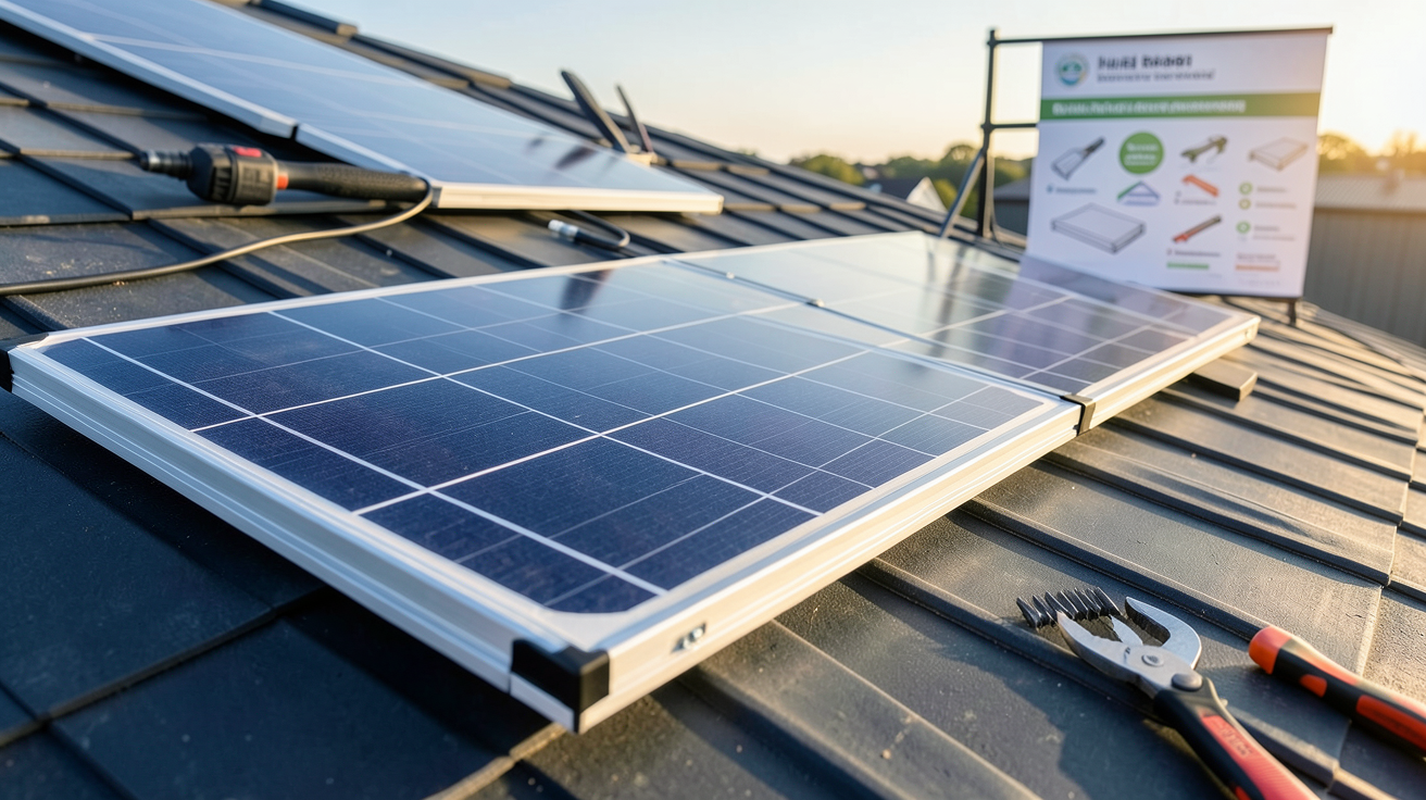 rail panneau solaire pour installation photovoltaïque avec guide de choix