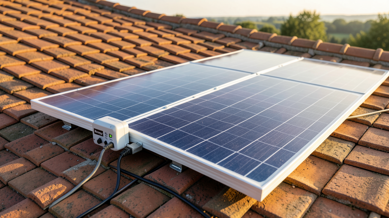 renogy panneau solaire installation pas à pas avec fixation, câblage et réglage sur un toit
