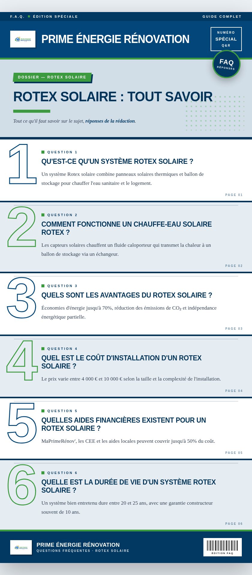 Infographie : Rotex solaire : tout savoir