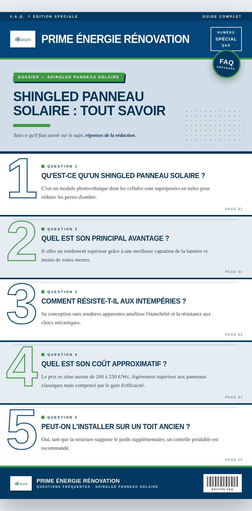 Infographie : shingled panneau solaire : tout savoir