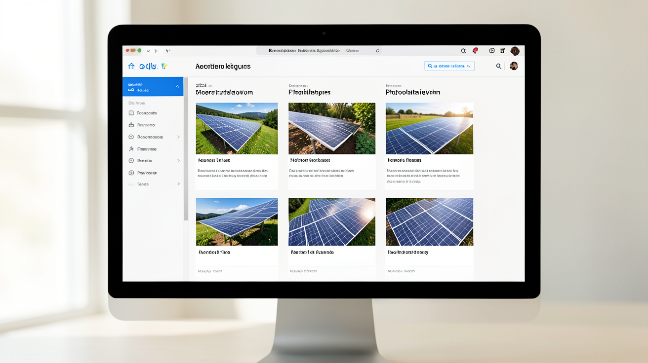 simulateur photovoltaïque en ligne affichant un comparatif 2024 des 5 meilleurs outils