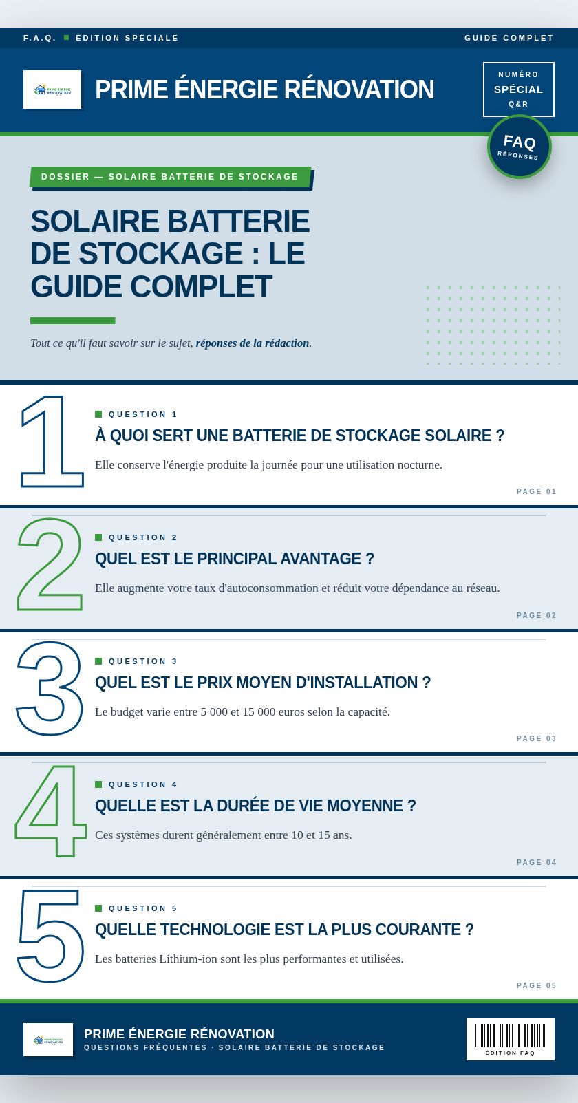 Infographie : Solaire batterie de stockage : le guide complet