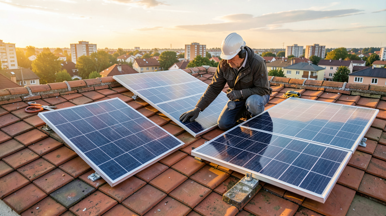solaire ou photovoltaïque guide de choix entre panneaux thermiques, photovoltaïques et hybrides sur un toit