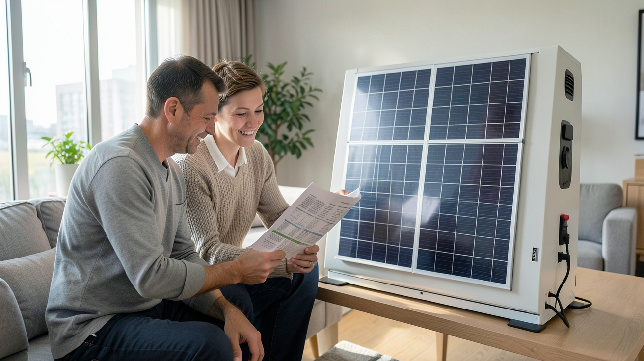 solaire thermique : retours d'expérience clients montrant les factures d'énergie avant et après installation