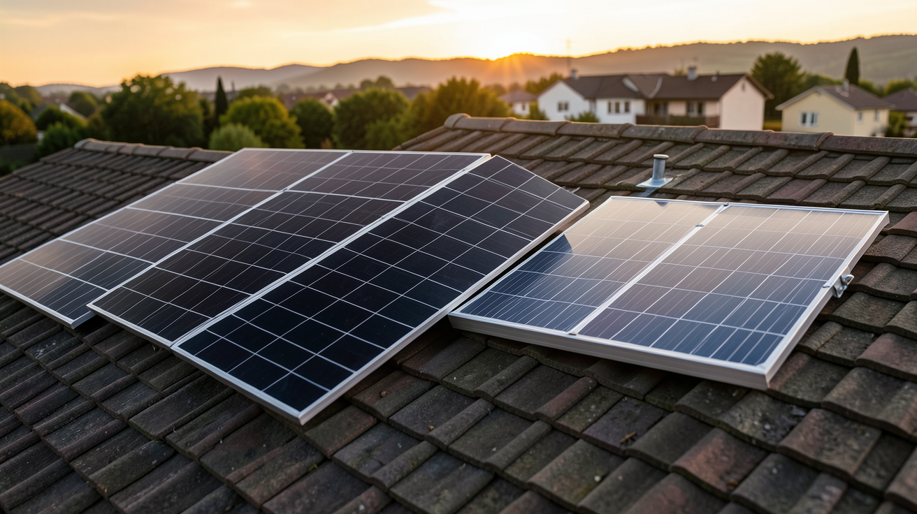 soleil pour tous panneaux solaires photovoltaïques et thermiques installés sur un toit