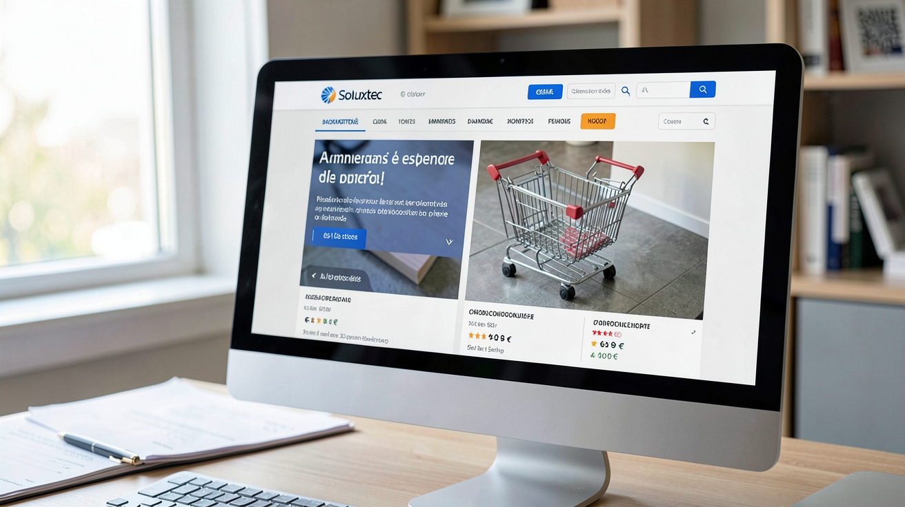 soluxtec prix affichés sur un site e-commerce français pour l'achat de panneaux Soluxtec