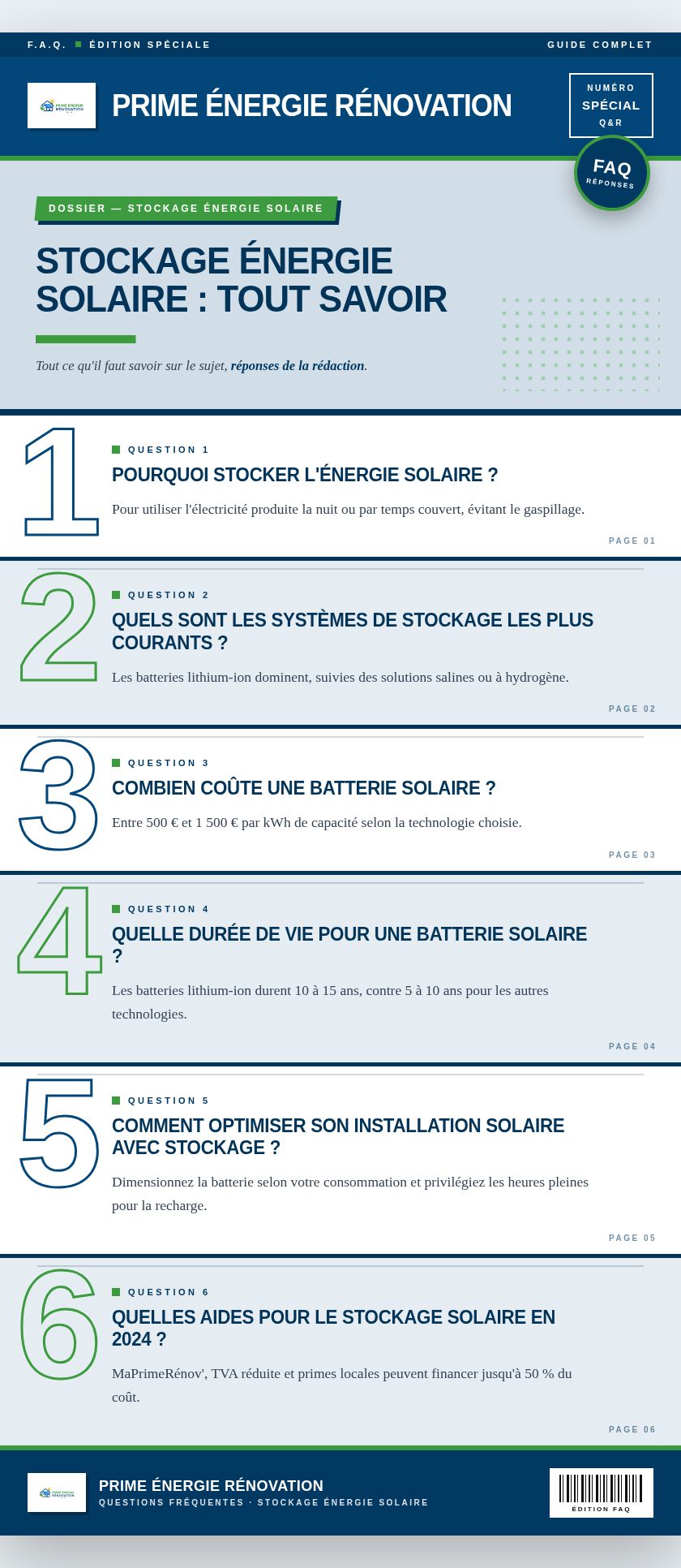 Infographie : Stockage énergie solaire : tout savoir