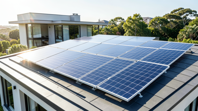 sunpower maxeon 6 ac prix installation de panneaux solaires photovoltaïques haute performance sur un toit moderne