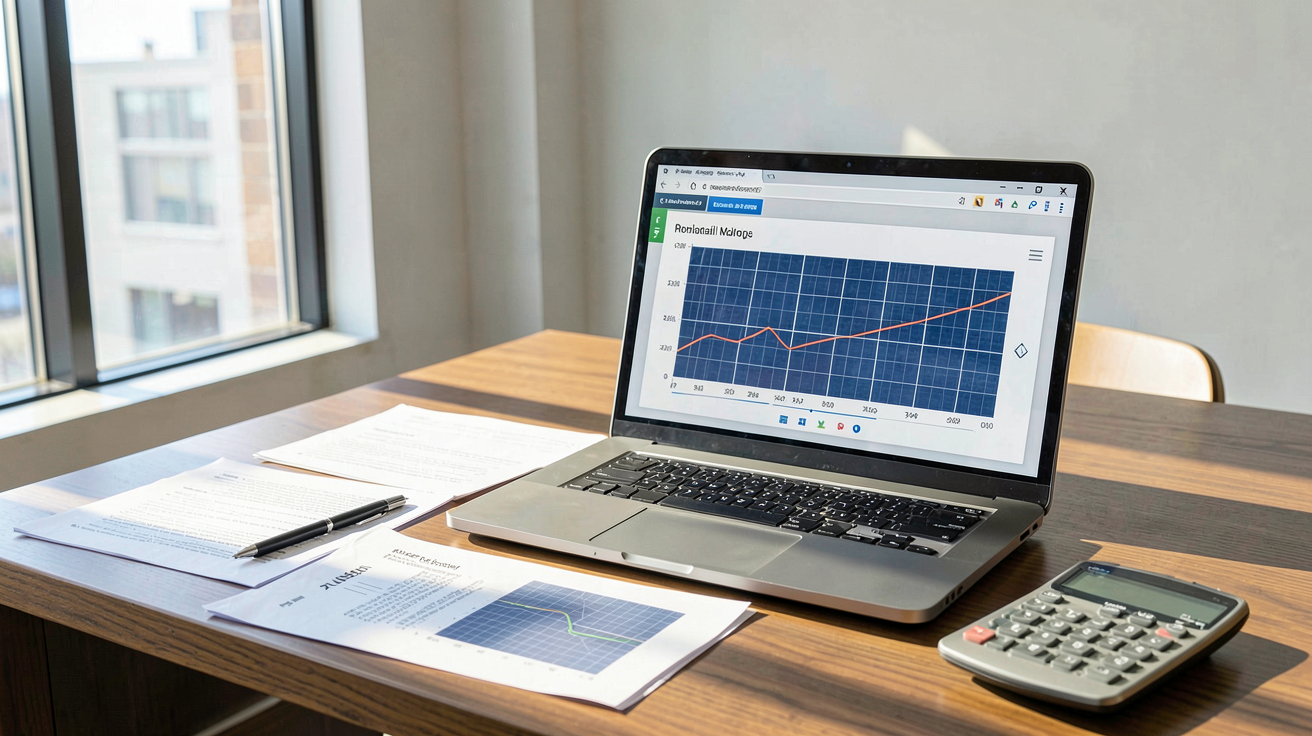 tarif achat photovoltaïque calcul rentabilité 2026 sur un écran d'ordinateur avec documents et calculatrice