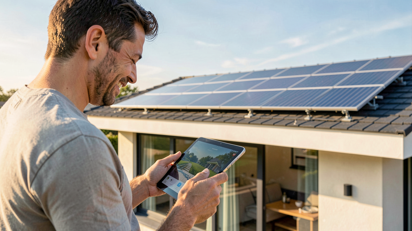 tarif panneau solaire et économies d'énergie grâce aux aides de l'État sur une installation résidentielle.
