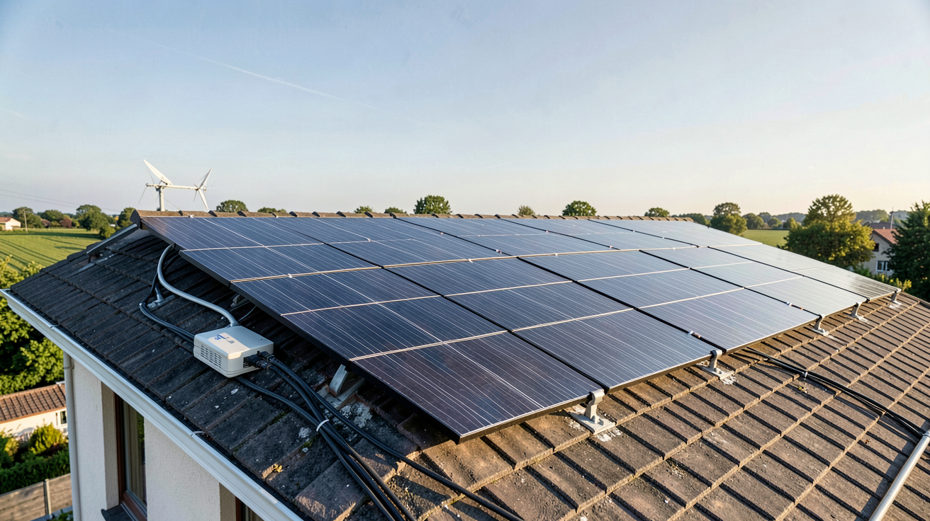 tarif photovoltaïque d'une installation de 9 kWc avec autoconsommation et vente du surplus à 1,1 c€/kWh
