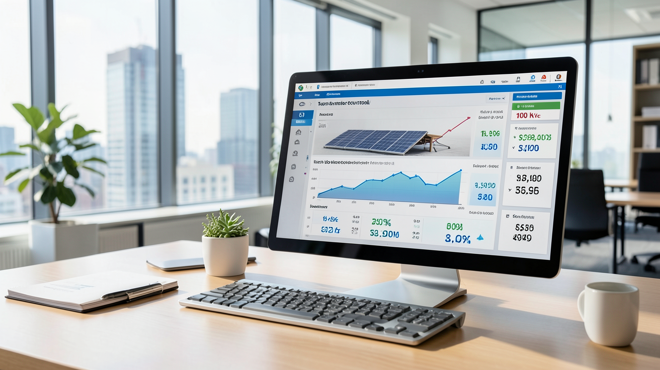 tarif vente totale photovoltaique pour une installation de plus de 100 kWc avec des données financières et des graphiques