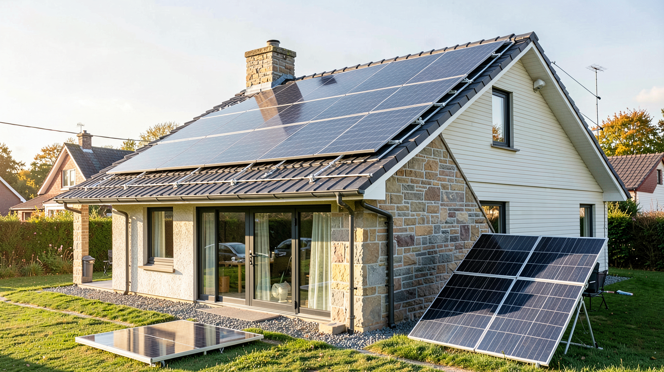 test achat panneaux photovoltaïques évaluation de la compatibilité du toit pour l'installation de panneaux solaires