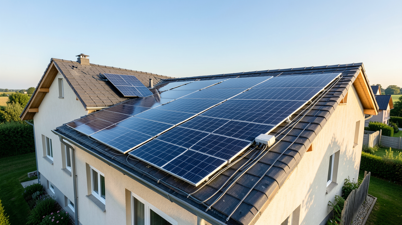 toiture panneau solaire prix rentabilité économies installation photovoltaïque sur maison individuelle