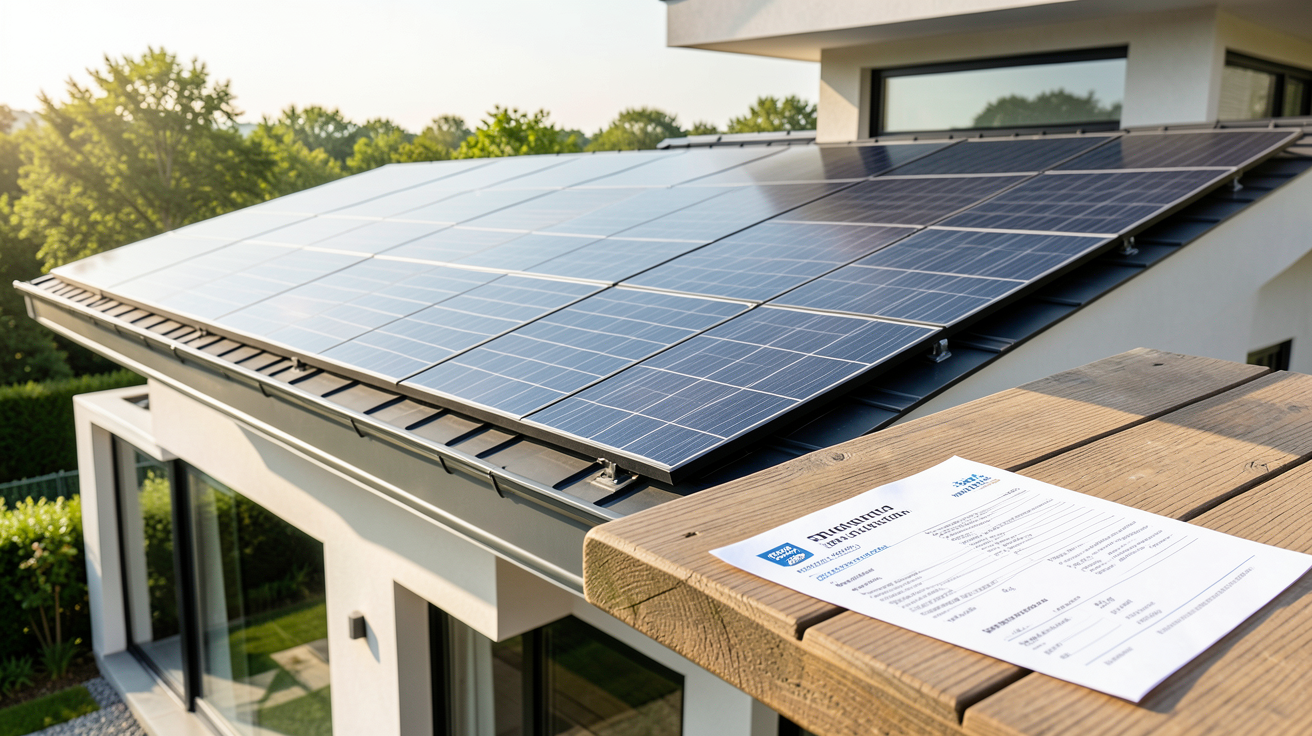 toiture solaire avec panneaux photovoltaïques et devis de prix pour 2026