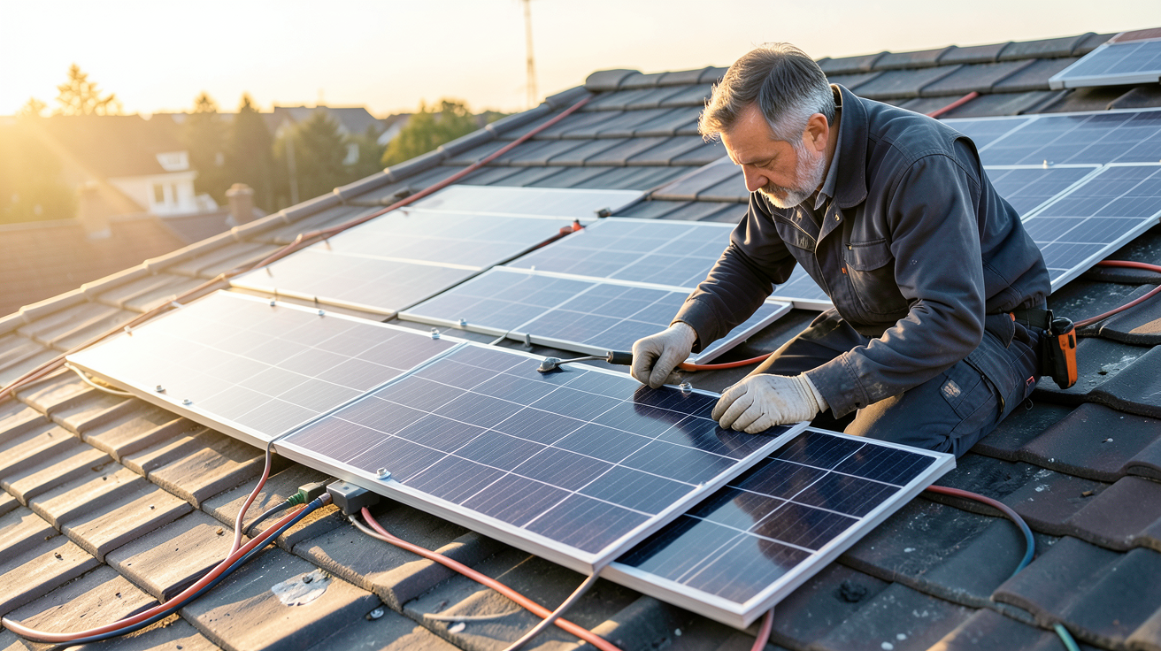 tuile photovoltaïque prix m2 installation et étapes de pose sur une toiture
