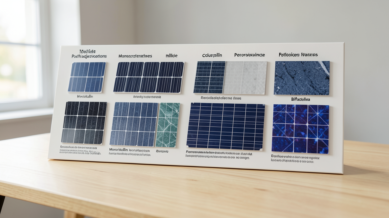 type de cellule photovoltaïque tableau comparatif détaillé des technologies actuelles