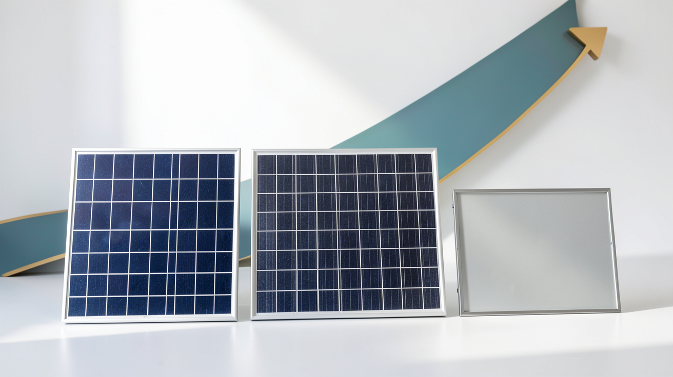 type de panneaux photovoltaique montrant l'impact des aides financières françaises sur le retour sur investissement par technologie