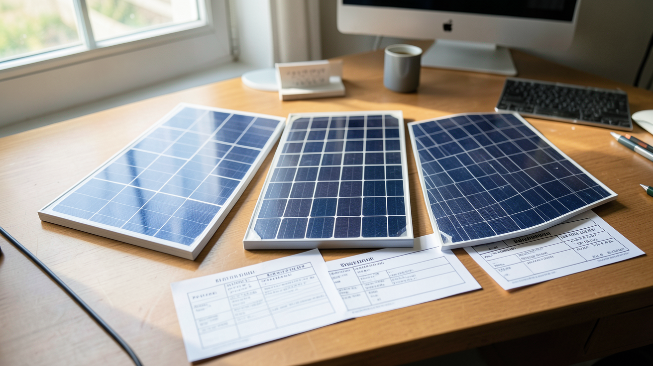type de panneaux photovoltaique critères de sélection pour un projet de rénovation