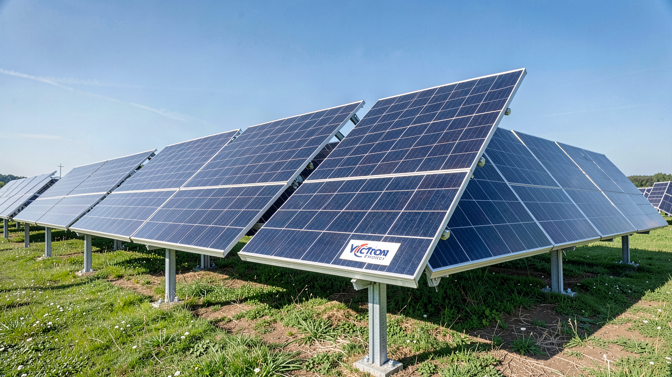 victron energy panneau solaire gamme 2024 exposés en extérieur