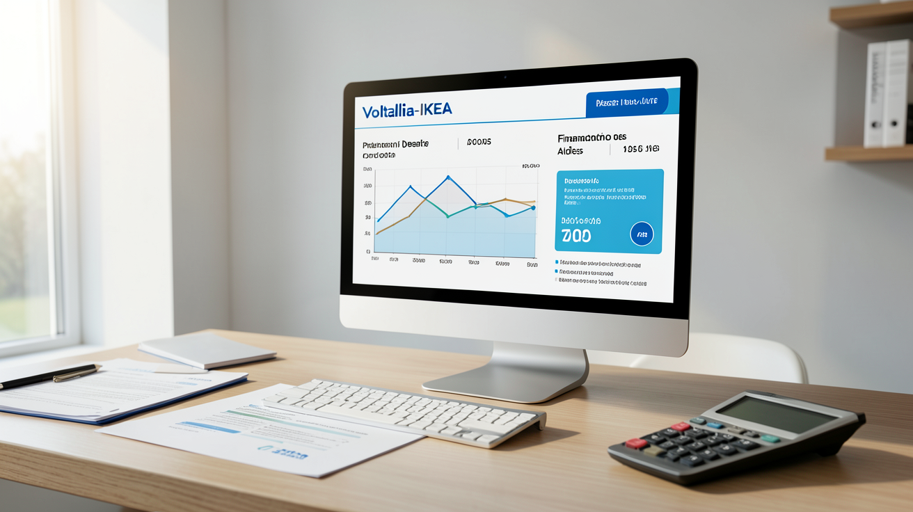 voltalia ikea coûts, financement et aides disponibles affichés sur un écran de bureau moderne