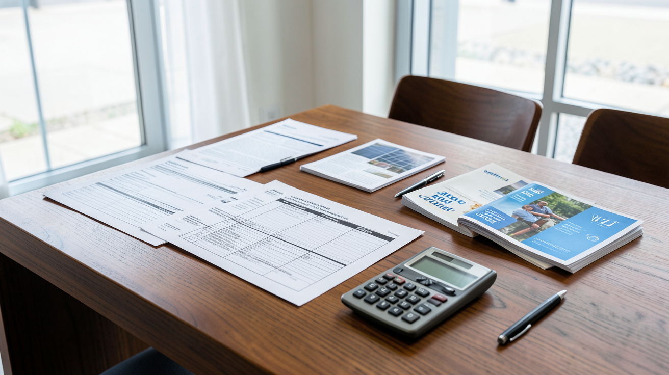 wattuneed solaire aides financières subventions et démarches administratives sur un bureau moderne